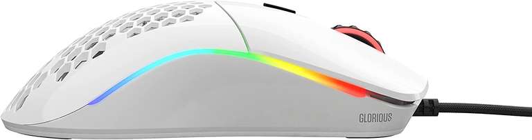 Mysz GLORIOUS PC Gaming Race Model O Glossy White (GO-WHITE) 12000dpi [promocja na Amazon i w TERG (ME,Avans,Electro)]