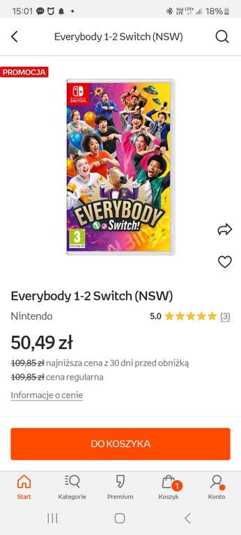 Everybody 1-2 Switch 50,49 zł Empik plus inne gry na Switcha