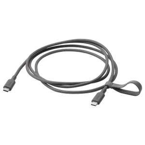 Kabel USB-C na USB-C 1,5m IKEA LILLHULT (lightning za 29,99)