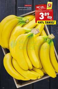 Banany Premium luzem - 3,89zł/kg. BIEDRONKA