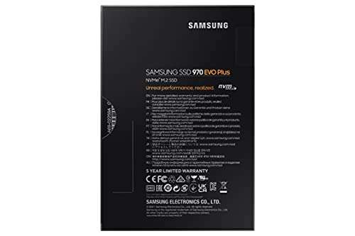 Dysk SSD Samsung Evo Plus 970 1 TB [44,05€ ~199zl] | 2 TB [95,31€~431,23] | Amazon