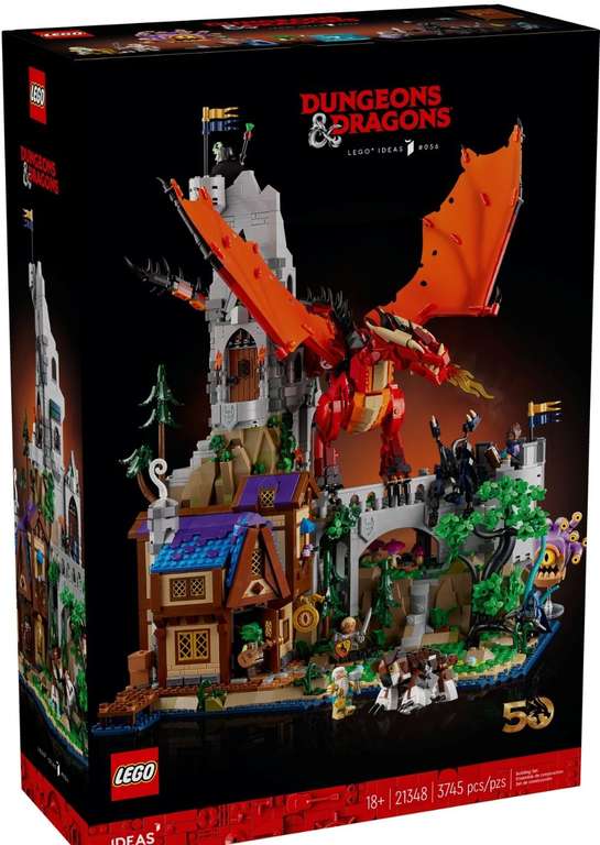 LEGO Ideas 21348 Dungeons & Dragons Opowieść czerwonego smoka