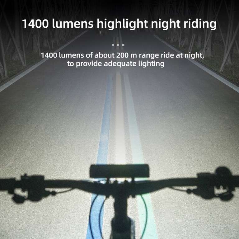 Lampka rowerowa OFFBONDAGE 900 lumenów (8,04 $)