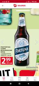 Piwo Fortuna Czarne bezalkoholowe (Selgros 25.04-8.05)