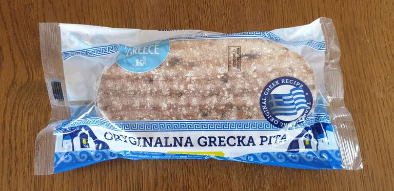 Grecka pita 420g za 1,99zł z 6,49zł