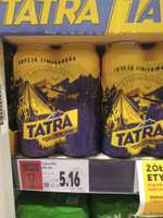 Kaufland Pabianice, piwo Tatra jasna w czteropaku