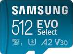 Samsung EVO Select mSD MB-ME512KA/EU, Karta Pamięci, 512 GB, Niebieski