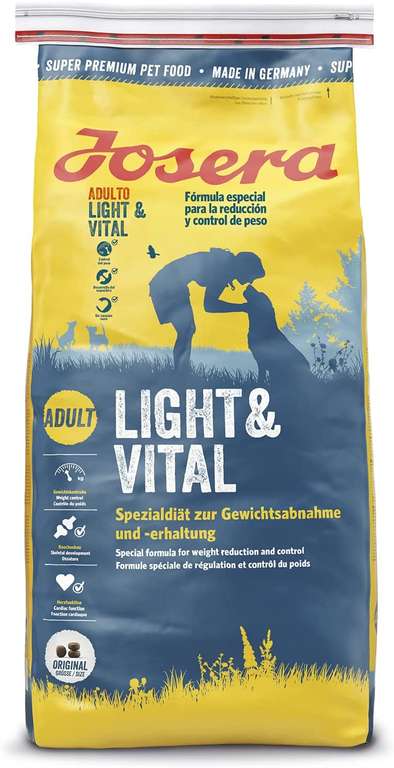 Josera Light Vital 15kg w Sucha karma dla psów