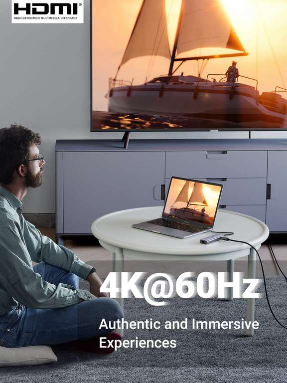 Ugreen USB C 7 in 1 Hub 4K 60Hz HDMI €34,99