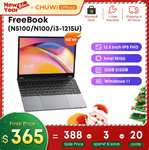 Laptop CHUWI FreeBook 2023 (dotykowy 13.5" IPS, Intel N100, 12GB RAM, 512GB SSD, Windows 11) | Wysyłka z ES | $400.90 @ Aliexpress