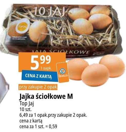 Jaja ściółkowe 10 sztuk, 59 groszy za sztukę, jajka, przy zakupie 2 opakowań@Leclerc