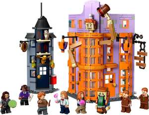 LEGO Harry Potter 76422 Ulica Pokątna: Magiczne dowcipy Weasleyów | LEGO Marvel 76210 Hulkbuster