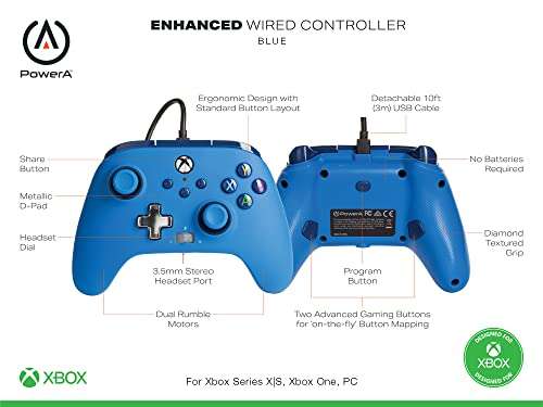 Pad PowerA Enhanced do konsoli Xbox One/Series S/X