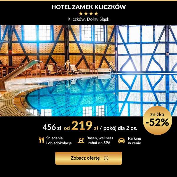 Hotel Zamek Kliczków ★★★★ - śniadania i obiadokolacje - basen - cena za dobę @travelist
