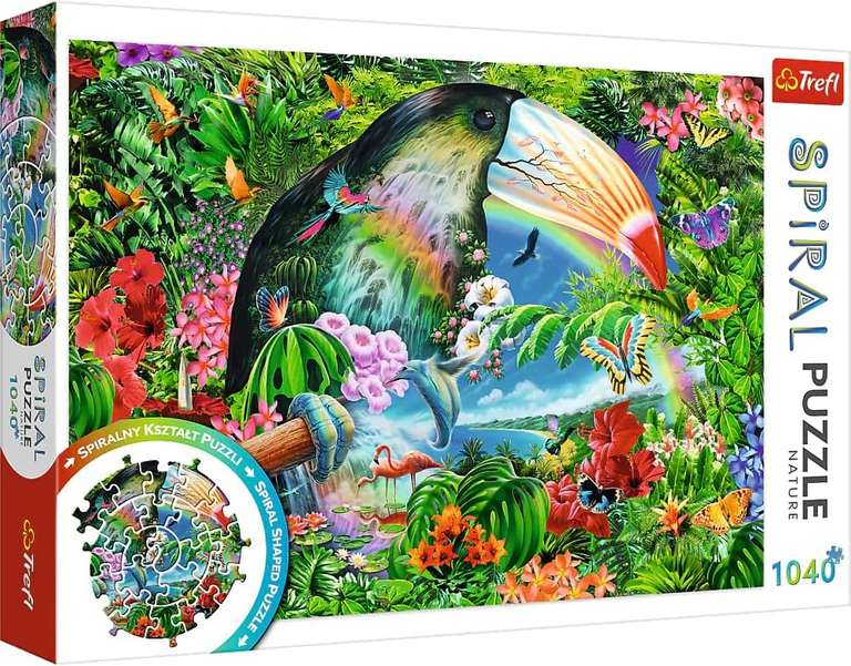 Puzzle Trefl Tropikalne Zwierzęta 1040 Elementów