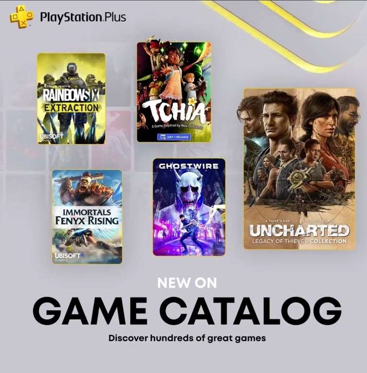 PS Plus Extra/Premium marzec 2023: Uncharted: Dziedzictwo Złodziei, Ghostwire Tokyo, Immortals Fenyx Rising, DBZ Kakarot... (PS4, PS5)