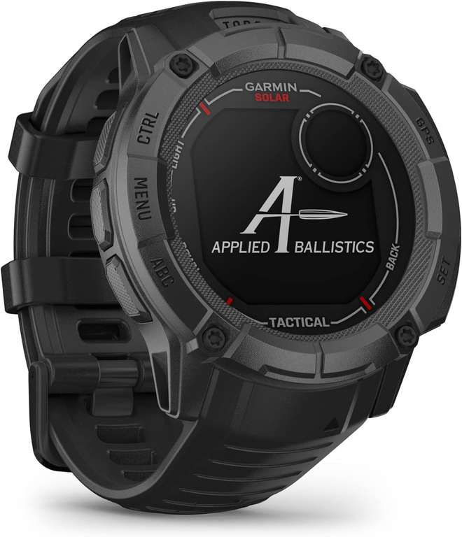Zegarek sportowy Garmin Instinct 2X Solar Tactical Czarny, Brązowy
