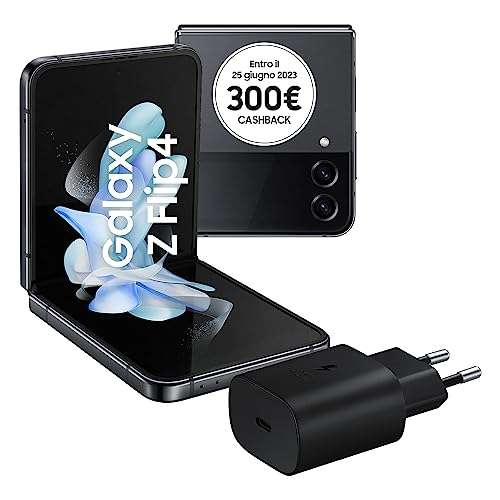Smartfon SAMSUNG Galaxy Z Flip4 256gb z ładowarką w zestawie. (810 Euro) Po casbacku możliwe 510Euro[2282zł]