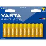 Baterie alkaliczne AAA LR3 VARTA Longlife (10 szt.) lub AA, odb.os. 0zł