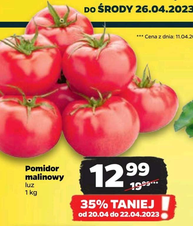 Pomidor malinowy, luz, 1kg. Netto