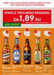 Piwa z twojego regionu (m.in Okocim, Piast, Perła) Żabka - cena przy zakupie 6szt.