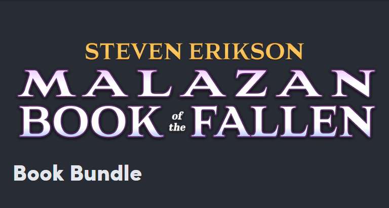 Steven Erikson - Opowieści z Malazańskiej Księgi Poległych, pakiet 17 książek (e-book), wersja angielska.