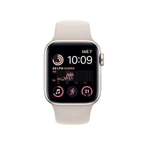 Apple Watch SE 2 gen. GPS 40mm (Księżycowa poświata i Północ) - 277,94 €