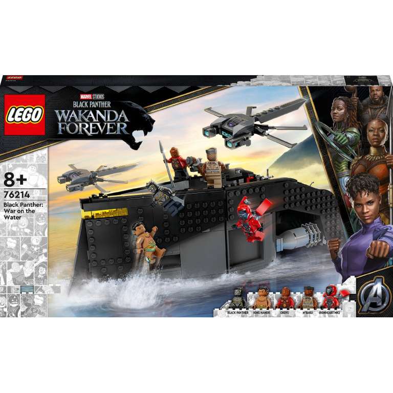 LEGO Marvel Czarna pantera wojna na wodzie 76214 + Gratis 40639 Ptasie gniazdo
