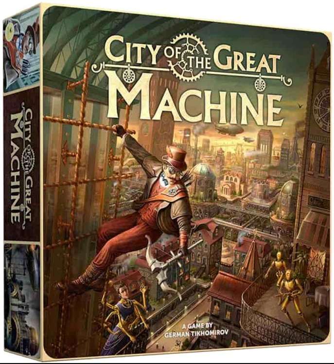 City of the Great Machine gra planszowa Czacha Games