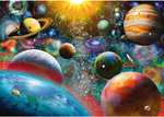 Puzzle 1000 Elementów, Słońce, Układ Planet, Planety, Wszechświat,