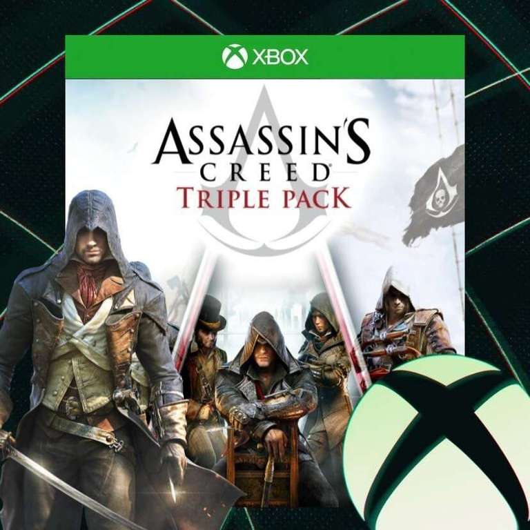 Assassin's Creed Triple Pack AR XBOX One CD Key - wymagany VPN