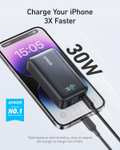Anker Power bank 10,000mAh, 533 PowerCore with Power Delivery Technology (PD 30W max. power), Power IQ 3.0 (Czarny)