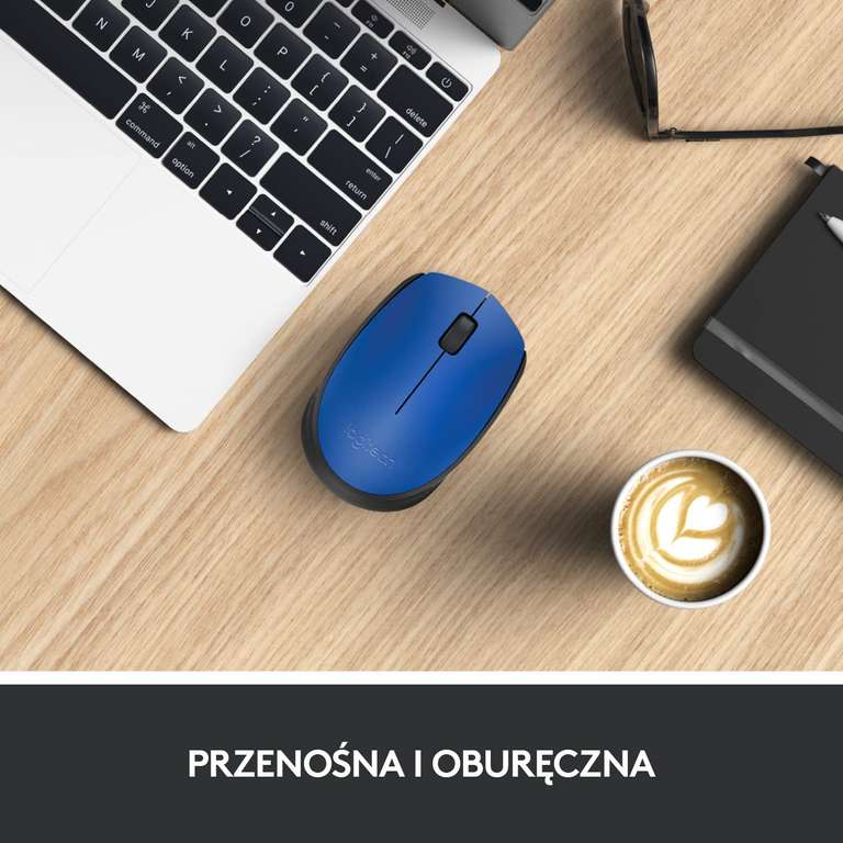 Logitech M171 - myszka bezprzewodowa - niebieska lub droższa o 1 zł czarna - sprzedaż i wysyłka amazon.pl