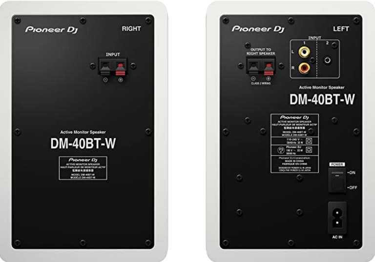 Kolumny Pioneer DJ DM-40BT Białe (monitory studyjne)