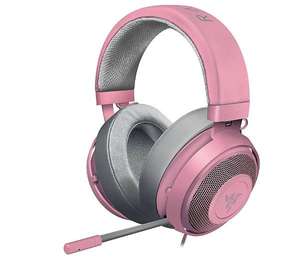 Słuchawki dla graczy przewodowe Razer Kraken Quartz - różowe