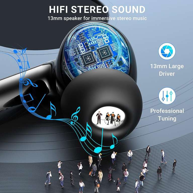 Słuchawki Bezprzewodowe Bluetooth 5.3 z 4D