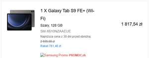 Tablet Samsung Galaxy Tab S9 FE+ 12.4" 8/128 GB Wi-Fi Rysik S Pen + Kontroler XBOX +3-miesiące GamePass Ultimate (możliwe 1776) S9FE 1578zł