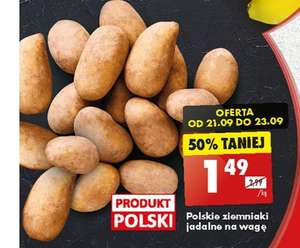 Biedronka - ziemniaki 1,49zl za kg