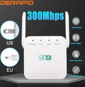 Wzmacniacz sygnału WiFi Repetidor 300 Mb/s 5,74$