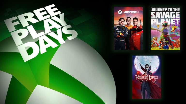 Dni darmowego grania - F1 22, Rogue Lords, i Journey to the Savage Planet w ramach Xbox Free Play Days dla GOLD / GPU @ Xbox One