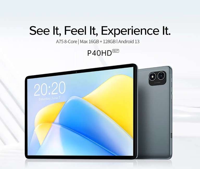 Tablet Teclast P40HD (10,1 cala, 16 / 128 GB, 6000mAh, LTE) | Wysyłka z ES @ AliExpress
