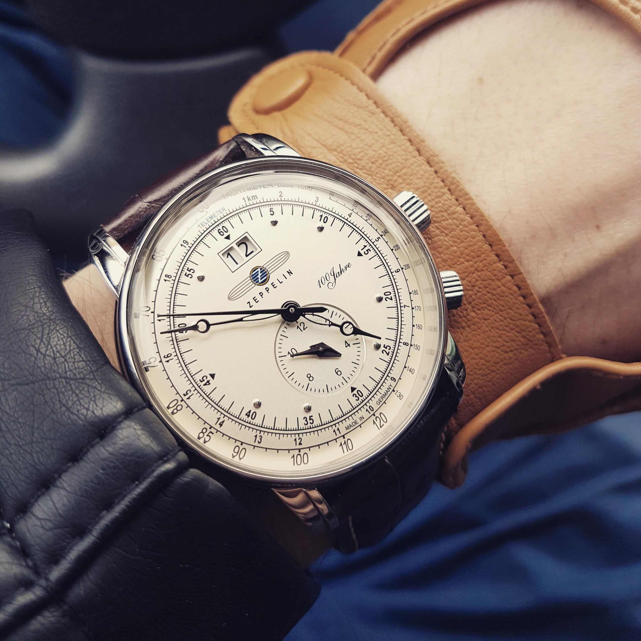 Zegarek męski Zeppelin 100 Years Zeppelin 7640-1 | Amazon | 27655¥