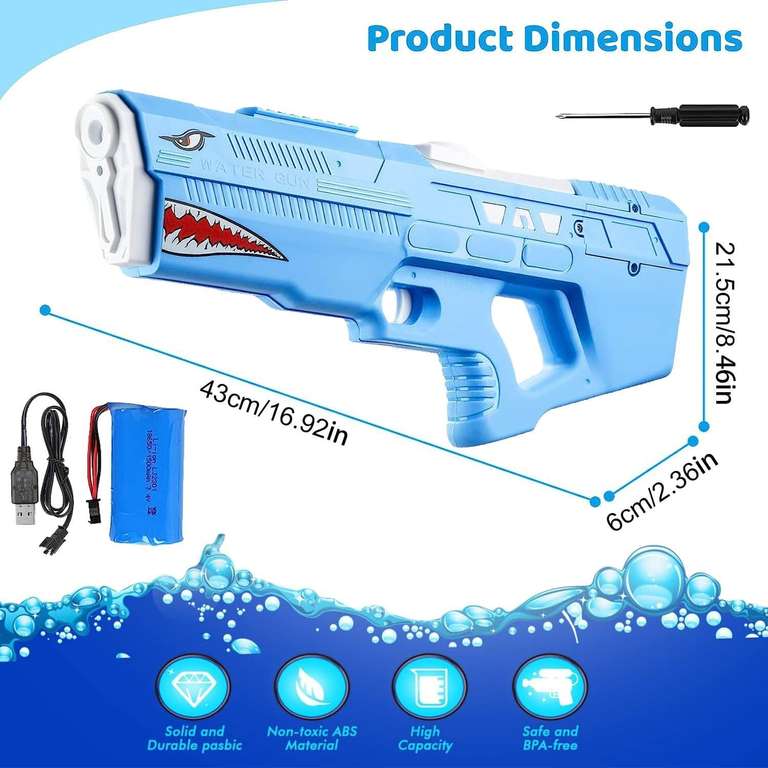 Elektryczny pistolet na wodę