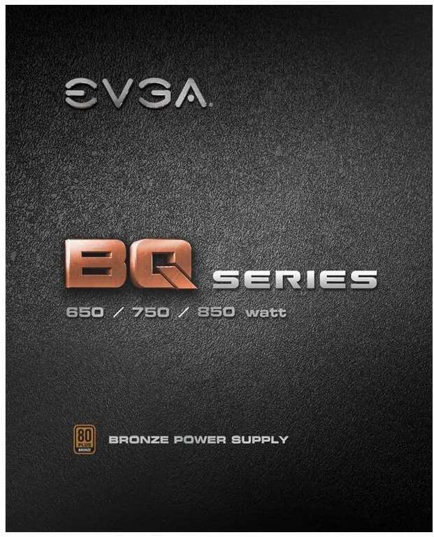 Zasilacz EVGA 850 BQ, 80+ BRONZE 850W, Semi Modular, 5 lat gwarancji, w tym Power On Self Tester
