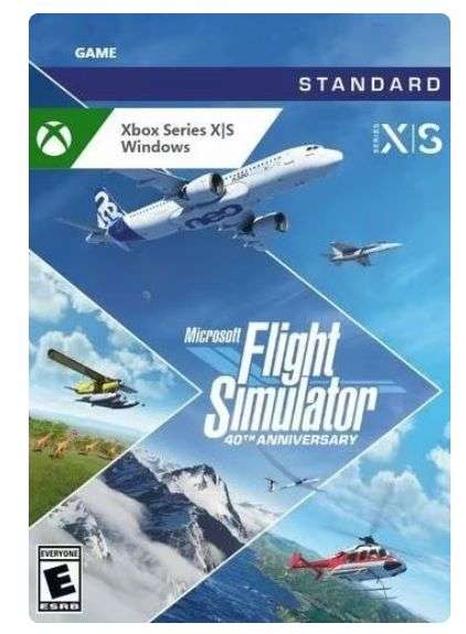 Microsoft Flight Simulator Standard 40th Anniversary Edition Win/Xbox (Deluxe - 144 zł; Premium Deluxe - 191 zł)