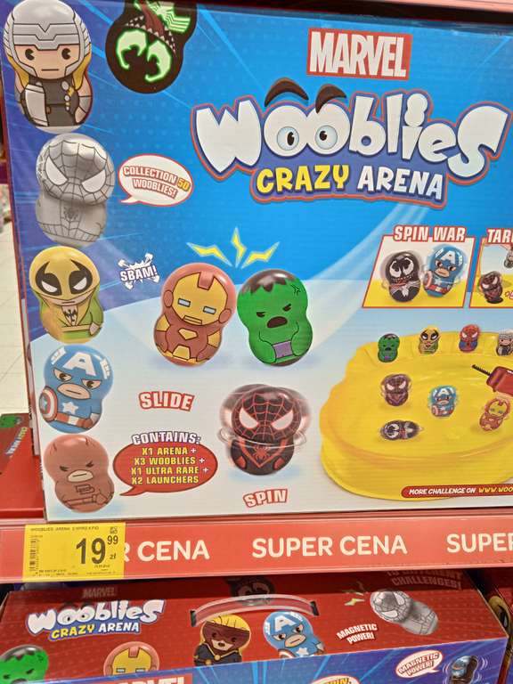 Marvel Wooblies Crazy Arena