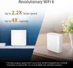 Router Asus ZenWiFi XD6 WiFi AiMesh (2 pack) Biały