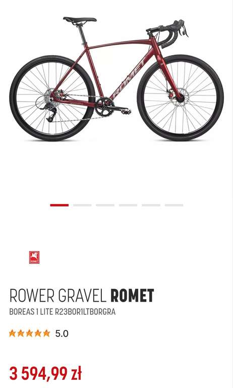 Rower gravel Romet Boreas 1 Lite