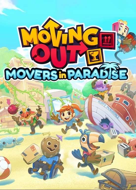 Movers in Paradise Xbox (DLC do Moving Out) oraz pakiet skórek za pół ceny