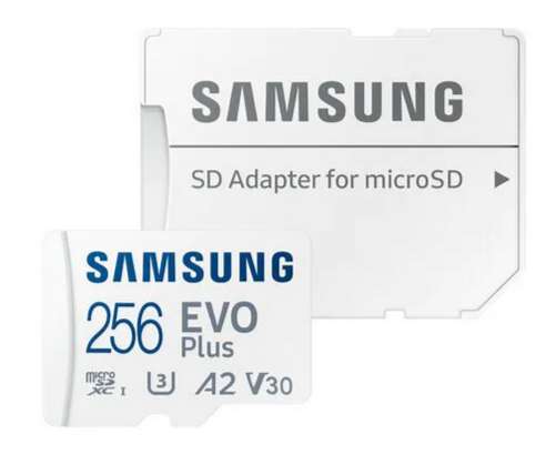 Karta pamięci Samsung EVO Plus 2021 MicroSDXC 256 GB Class 10 UHS-I/U3 A2 V30 - darmowa dostawa - 10 lat gwarancji